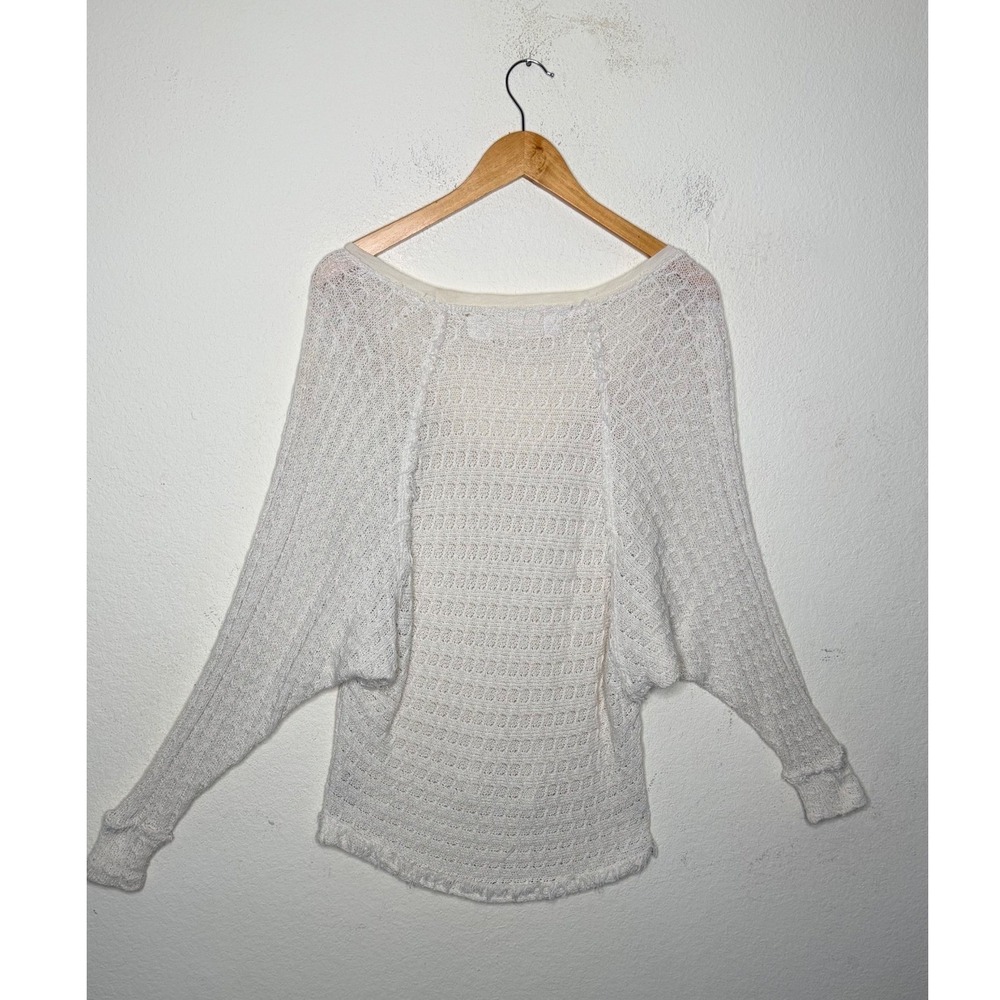 Free People We The Free Thien's Hacci Sweater Top XS Beach Oversized‎ Layering - Picture 3 of 16